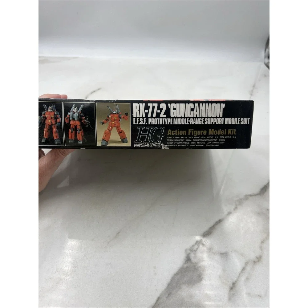 Bandai HG 1/144 RX-77-2 Guncannon Gundam Model Kit Action Figure 003 Red